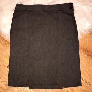 The Limited Size 4 Brown Striped Skirt